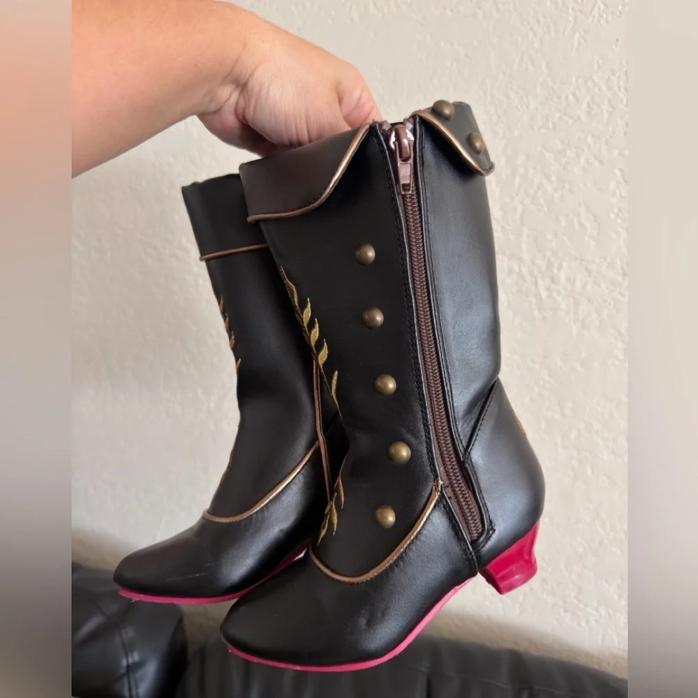 Disney Anna Costume Boot for Kids – Frozen New boots size 9/10 PERFECT 4 PRINCES